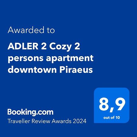 Adler 2 Cozy 2 Persons Apartment Downtown Pireus Eksteriør bilde